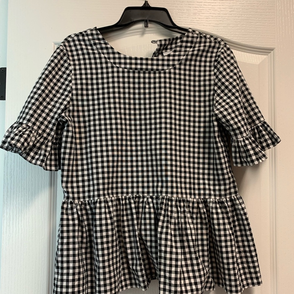 La Roque peplum top